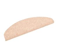 BOWEKAM Lot de 30 tapis d'escalier auto-adhésifs Crème 65 x 21 x 4 cm