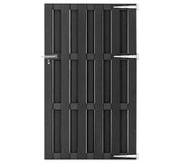 BOWEKAM Maison & Jardin Portail WPC 100x180cm Gris-Meubles au choix