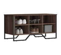 BOWEKAM Meuble à chaussures Chêne marron 90 x 38 x 45,5 cm