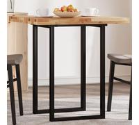 BOWEKAM Meubles, accessoires de table, dessus de table, dessus de table carré 70 x 70 x 4 cm en bois d'acacia massif