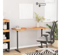 BOWEKAM Meubles, accessoires de table, dessus de table, plateau de bureau rectangulaire en bois d'acacia massif 110 x 50 x 2,5 cm