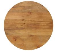 BOWEKAM Meubles, accessoires de table, dessus de table, plateau de table 70 x 2,5 cm rond en bois massif mangue