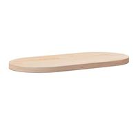 BOWEKAM Meubles, accessoires de table, dessus de table, plateau de table 80 x 40 x 2,5 cm en pin massif ovale
