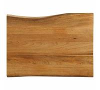 BOWEKAM Meubles, accessoires de table, dessus de table, plateau de table 90 x 60 x 2,5 cm en bois massif mangue