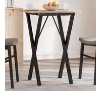 BOWEKAM Meubles, accessoires de table, pieds de table, pieds de table à manger, cadre en X 40 x 40 x 73 cm en acier