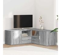 BOWEKAM Meubles, armoires et rangement, armoire d'angle gris Sonoma 200 x 40 x 45 cm en bois d'ingénierie