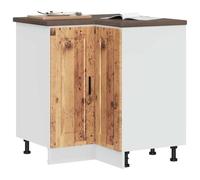 BOWEKAM Meubles, armoires et rangement, armoires de cuisine, armoire de base de coin de cuisine, bois d'ingénierie vieux de Porto