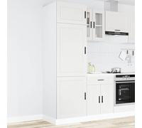BOWEKAM Meubles, armoires et rangement, armoires de cuisine, armoires de cuisine Porto en bois d'ingénierie blanc
