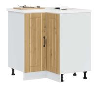 BOWEKAM Meubles, armoires et rangement, armoires de cuisine, meuble d'angle de cuisine Lucca Artisan Oak Engineered Wood