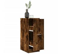 BOWEKAM Meubles, armoires et rangement, armoires de rangement et casiers, armoire d'apothicaire chêne fumé 30 x 41 x 77,5 cm en bois d'ingénierie