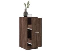 BOWEKAM Meubles, armoires et rangement, armoires de rangement et casiers, armoire d'apothicaire chêne marron 30 x 41 x 77,5 cm