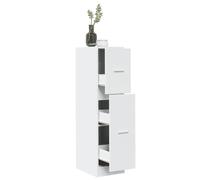 BOWEKAM Meubles, armoires et rangement, armoires de rangement et casiers, armoire d'apothicaire en bois blanc 30 x 41 x 118 cm