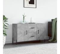 BOWEKAM Meubles, armoires et rangement, buffets et buffets, buffet en béton gris 100 x 36 x 60 cm