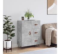 BOWEKAM Meubles, armoires et rangement, buffets et buffets, buffet en béton gris 69,5 x 34 x 90 cm