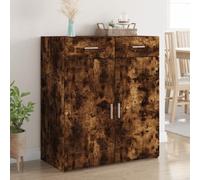 BOWEKAM Meubles, armoires et rangement, buffets et buffets, buffet en chêne fumé, 80 x 42,5 x 93 cm, bois d'ingénierie