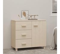 BOWEKAM Meubles, armoires et rangement, buffets et buffets, buffet HAMAR marron miel 90 x 40 x 80 cm en pin massif
