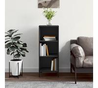 BOWEKAM Meubles, armoires et rangement, buffets et buffets, buffet noir, 34,5 x 32,5 x 90 cm, bois d'ingénierie