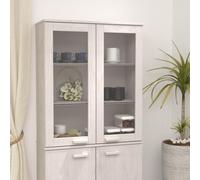 BOWEKAM Meubles, armoires et rangement, buffets et buffets, dessus pour meuble haut HAMAR blanc, 85 x 35 x 100 cm, pin massif
