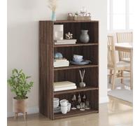 BOWEKAM Meubles, armoires et rangement, buffets et buffets, haut plateau en chêne marron 70 x 41 x 124 cm