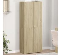 BOWEKAM Meubles, armoires et rangement, classeurs, armoire de classement, armoire de classement, chêne sonoma, 60 x 32 x 153 cm, bois d'ingénierie
