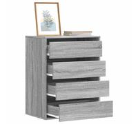 BOWEKAM Meubles, armoires et rangement, commode, commode d'angle en bois Sonoma gris 60 x 41 x 76 cm