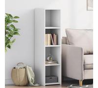 BOWEKAM Meubles, armoires et stockage, buffets et buffets, buffet haut, blanc, 30 x 41 x 124 cm, bois d'ingénierie