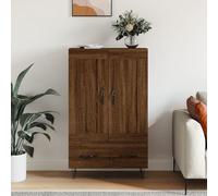 BOWEKAM Meubles, armoires et stockage, buffets et buffets, haut-board chêne marron 69,5 x 31 x 115 cm