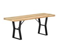 BOWEKAM Meubles, bancs, bancs de cuisine et de salle à manger, banc de 110 cm en bois de manguier massif