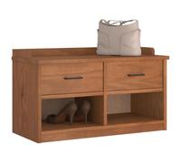 BOWEKAM Meubles, bancs, bancs de rangement et d'entrée, banc de couloir Sandnes en bois massif de pin 87 x 40 x 50 cm