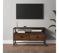 BOWEKAM Meubles, centres de divertissement et meubles TV, meuble TV en chêne marron, 80 x 35 x 45 cm, bois d'ingénierie