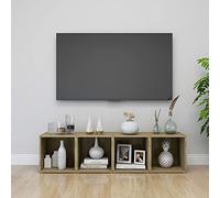 BOWEKAM Meubles, centres de divertissement et meubles TV, meubles TV 4 pièces chêne sonoma 37 x 35 x 37 cm en bois d'ingénierie