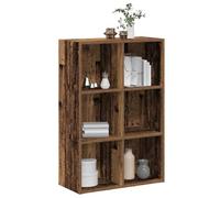 BOWEKAM Meubles, étagères, bibliothèques et étagères debout, armoire à livre/buffet en bois vieilli 66 x 30 x 98 cm