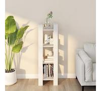 BOWEKAM Meubles, étagères, bibliothèques et étagères debout, armoire à livre/séparateur de pièce, blanc 41 x 35 x 125 cm, pin massif