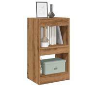 BOWEKAM Meubles, étagères, bibliothèques et étagères debout, armoire à livre/séparateur de pièce, chêne artisanal 40 x 30 x 72 cm