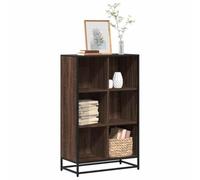 BOWEKAM Meubles, étagères, bibliothèques et étagères debout, armoire à livres, chêne marron, 65,5 x 33 x 107,5 cm, bois d'ingénierie