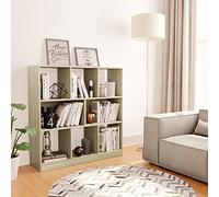 BOWEKAM Meubles, étagères, bibliothèques et étagères debout, armoire à livres en chêne sonoma, 97,5 x 29,5 x 100 cm, bois d'ingénierie