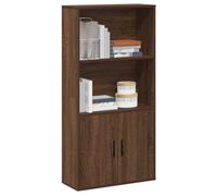 BOWEKAM Meubles, étagères, bibliothèques et étagères debout, bibliothèque en chêne marron 60 x 24 x 120 cm