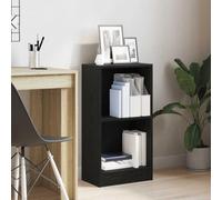 BOWEKAM Meubles, étagères, bibliothèques et étagères debout, bibliothèque en chêne noir, 40 x 24 x 76 cm