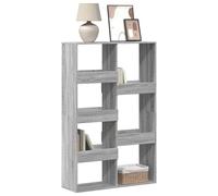 BOWEKAM Meubles, étagères, bibliothèques et étagères debout, bibliothèque gris Sonoma 100 x 33 x 155,5 cm en bois d'ingénierie