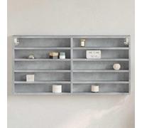 BOWEKAM Meubles, étagères, étagères murales et rebords, armoire en vitrine béton gris 100 x 8,5 x 50 cm