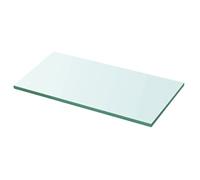 BOWEKAM Meubles, étagères, étagères murales et rebords, panneau d'étagère en verre transparent 30 x 12 cm