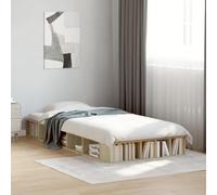 BOWEKAM Meubles, lits et accessoires, lits et cadres de lit, cadre de lit sans matelas, chêne Sonoma 90 x 200 cm