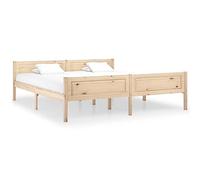 BOWEKAM Meubles, lits et accessoires, lits et cadres de lit, cadre de lit sans matelas en pin massif 180 x 200 cm, super king size