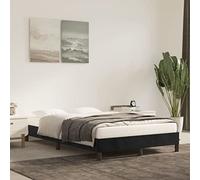 BOWEKAM Meubles, lits et accessoires, lits et cadres de lit, cadre de lit sans matelas noir, 120 x 190 cm, petit double velours