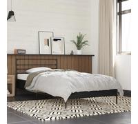 BOWEKAM Meubles, lits et accessoires, lits et cadres de lit, cadre de lit sans matelas noir, 90 x 200 cm