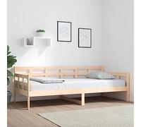 BOWEKAM Meubles, lits et accessoires, lits et cadres de lit, lit de jour sans matelas en pin massif 90 x 200 cm