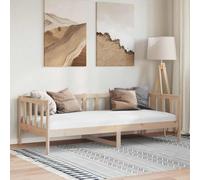 BOWEKAM Meubles, lits et accessoires, lits et cadres de lit, lit de jour sans matelas en pin massif 90 x 200 cm