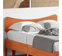 BOWEKAM Meubles, lits et accessoires, têtes de lit et pieds de lit, tête de lit marron ciré 135 cm, pin massif