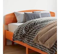 BOWEKAM Meubles, lits et accessoires, têtes de lit et pieds de lit, tête de lit marron ciré 140 cm, pin massif