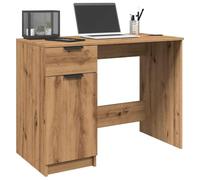 BOWEKAM Meubles, meubles de bureau, bureau, chêne artisanal, 100 x 50 x 75 cm, bois d'ingénierie